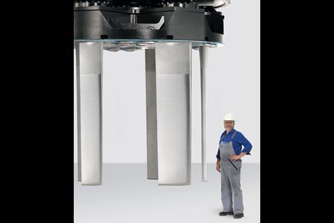 The permanent magnet design was rescaled to meet the largest eVSP requirements. Photo: Voith